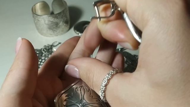 моя коллекция серебряных украшений. Без камней!