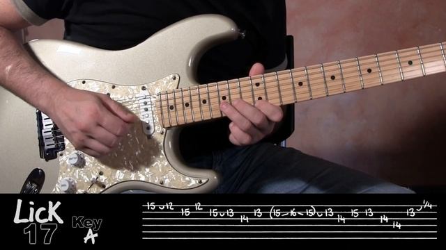 Andy's Lab - Daily Blues Licks #17 - Guitar Lesson