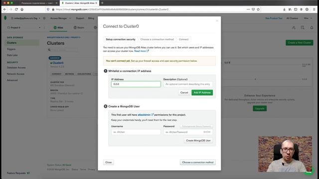 139. Создадим базу данных на MongoDB Atlas смотреть онлайн