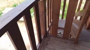 Лестница на улице на 3 этажа. Часть 4.