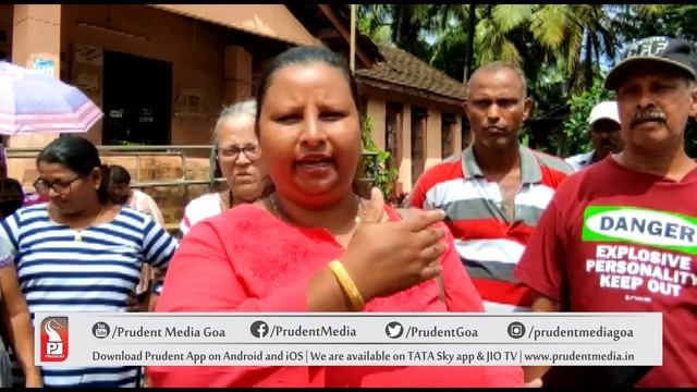SAO JAO DE AREAL LOCALS OPPOSE INSTALLATION OF MOBILE TOWER | Prudent Media Goa
