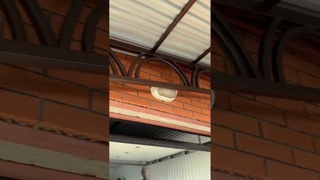 Установили очередной #навес  из профнастила в Ульяновской области!  #дача #дизайндома #стройка  #сад