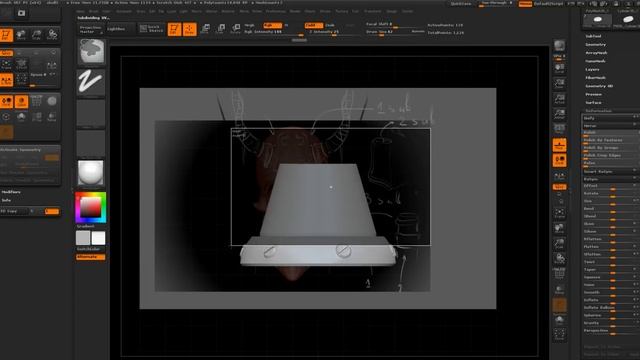 Zbrush. Basic_ZModeler - part 1