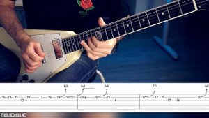Power Blues Rock Solo with TABS __ Guitar Lesson