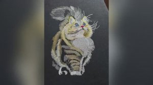 Машинная вышивка на трикотаже