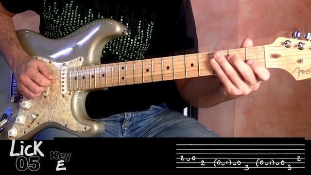 Andy's Lab - Daily Blues Licks #5 - Guitar Lesson