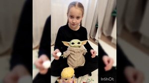 Распаковка новых приколюх из КБ вместе с куклой Бэби Алив и малышом Йодой. Baby Alive и Йода