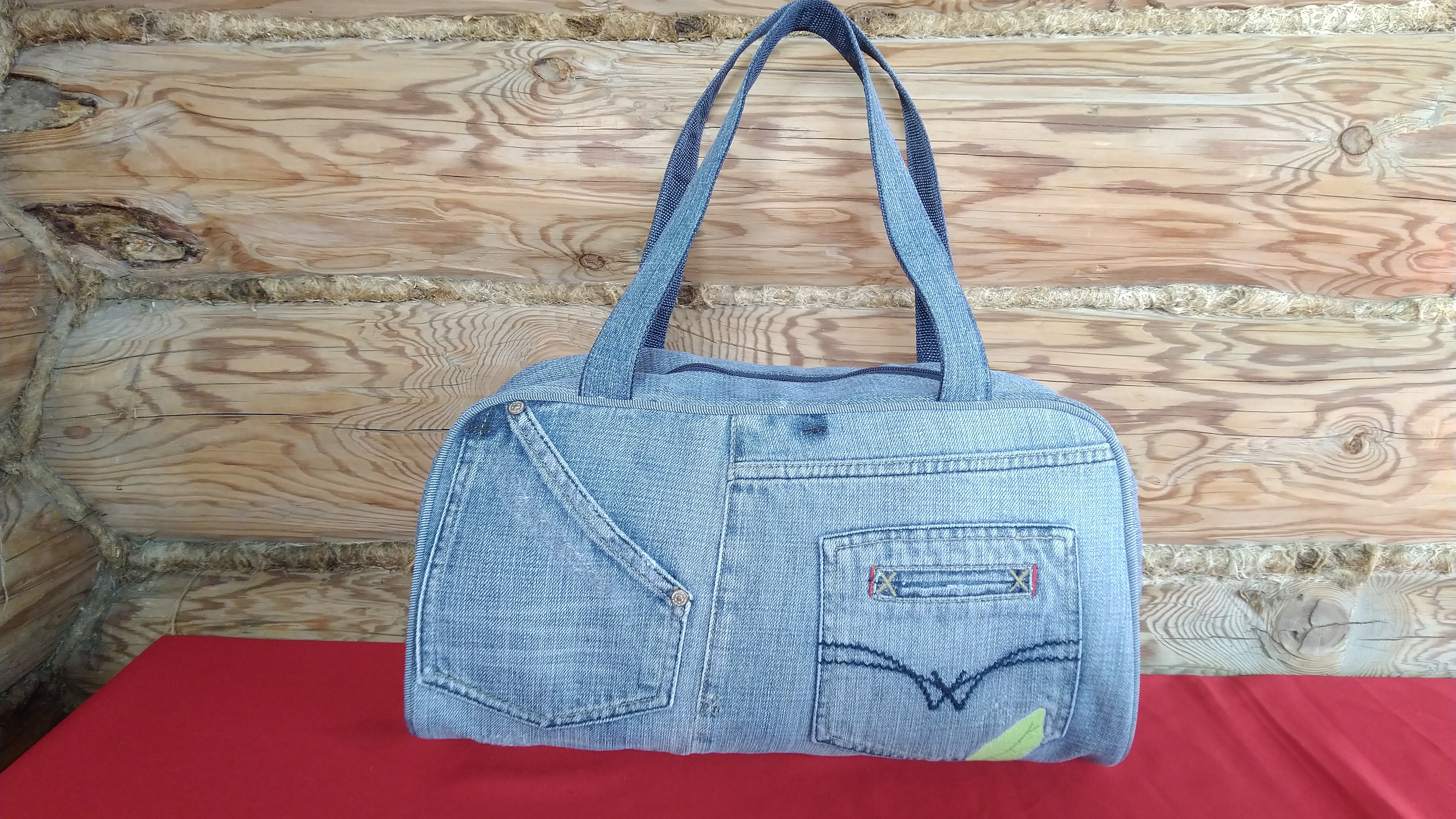 DIY Bag Jeans Fantasy Сумка из джинсов своими руками полный МК и выкройка Джинсовая Фантазия