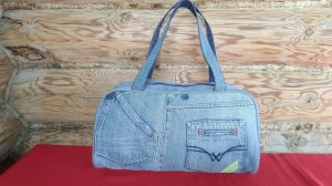 DIY Bag Jeans Fantasy Сумка из джинсов своими руками полный МК и выкройка Джинсовая Фантазия