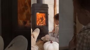 дождь и камин