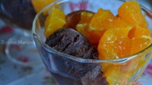 Десерт с апельсинами