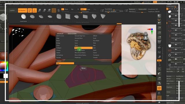 ZBrush для ювелиров. Урок10