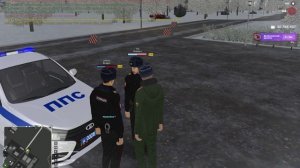 Задержание Майора сотрудниками ППС