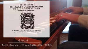 Дж. Пикки: Танец Онгаро - Его Сальтарелло (1620) | G. Picchi: Ballo Ongaro - Il suo Saltarello