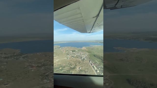 Полеты на самолете Cessna 206 в Баянауле  #shorts