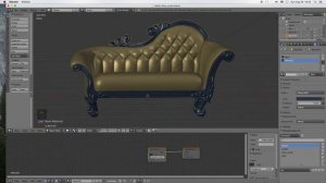 Victorian sofa texturing