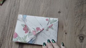 Оригами. Простой конверт для денег из бумаги своими руками.