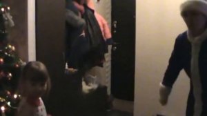 К нам приехал дед мороз и снегурочка. Новый год 2017.