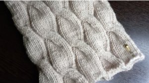 Вяжем снуд из пряжи Ализе Лананолд Классик спицами