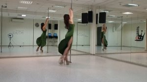Обучающее видео. Pole dance. Облёт.