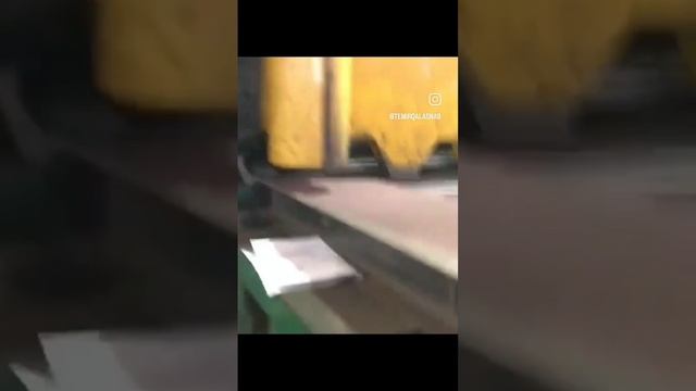 Рубка листового металла на гильотине🔥⚙️