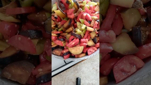 Знаменитый салат "БАКАТ" #закрутки #салат #салатыназиму #бакат #салатизбаклажан #закруткиназиму
