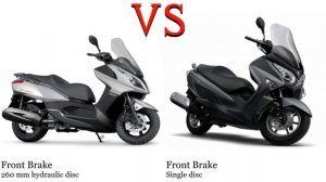 Kymco Downtown 200i vs Lifan Elite 250 Test specification comparison