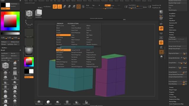 032 ZBrush ZModeler Basics (720p)