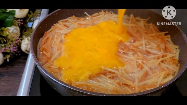 У вас дома есть  Макароны и Яйца? Простой и быстрый рецепт от шеф повара.