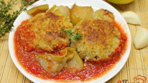 Тефтели с яблоками в духовке