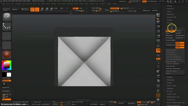 как сделать текстуру ромба в zbrush (720p)