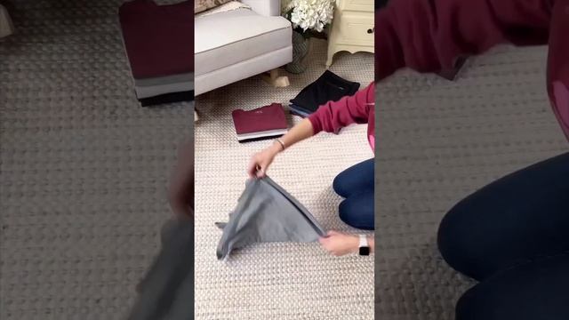 Как быстро и красиво сложить вещи❓
