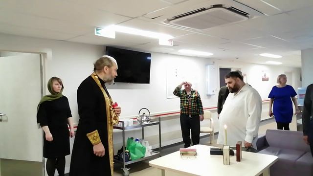 молебень в ПНИ-23 священник Сидоров Фёдор смотреть онлайн