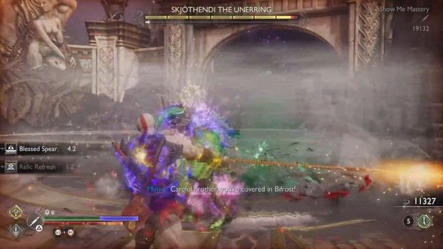 Young Kratos Uses Draupnir Spear - GOW Ragnarok Valhalla DLC (Show Me Mastery) смотреть онлайн