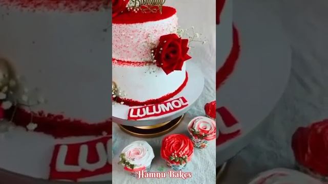 #twotiercake #redvelvetcake and #whiteforestcake #today смотреть онлайн