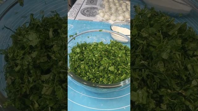 Гутабы с зеленью с мясом и с сыром.#гутабы #хештег #keşfet #кулинария#рецепты #kete