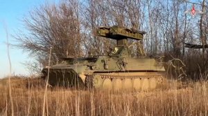 Боевая работа расчета ЗРК «Стрела-10»