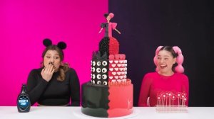 Черное vs Розовое Украшение Торта Челлендж | Смешные Cитуации с Multi DO Challenge