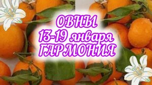 ОВНЫ. Неделя 13 - 19 января. Гармония.