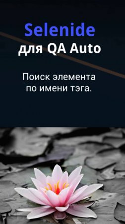 Selenide для QA Auto. Поиск элемента по имени класса.