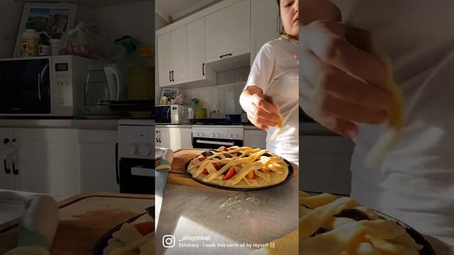 Персиковый пирог❤️