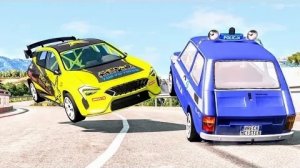 Безумные полицейские погони #122 — BeamNG Drive