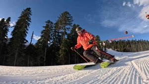 архыз 12.2024 северный склон первый спуск