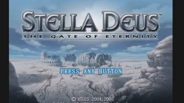 Stella Deus The Gate Of Eternity Intro Atlus Sony Playstation 2 PAL Version