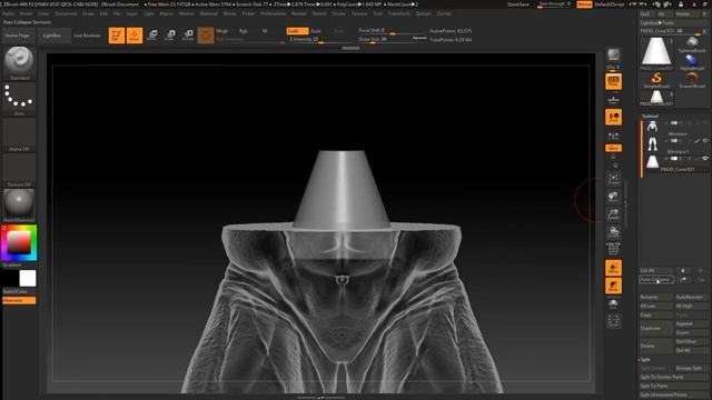 How to Prepare Zbrush 4R8 Files for 3D Printing using Live Boolean