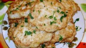 Капустные оладьи