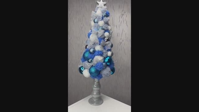 «Зимняя сказка» декоративная , настольная ёлка. смотреть онлайн