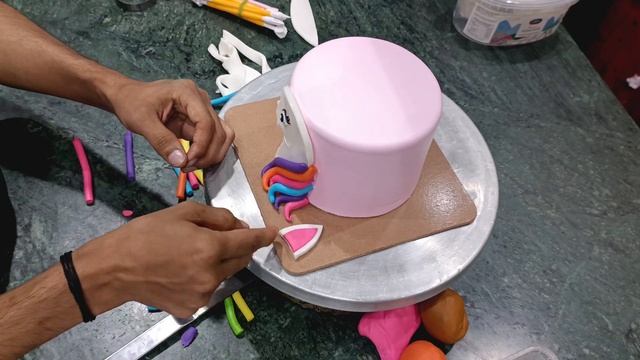 Rainbow Unicorn Birthday Cake | How To Make A Unicorn Cake | Unicorn Cake With Rainbow