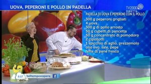 La cucina del recupero: uova, peperoni e pollo in padella