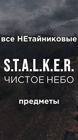 Все ПРЕДМЕТЫ в игре S.T.A.L.K.E.R.: ЧИСТОЕ НЕБО, Часть 19 • #shorts #stalker #clearsky #предметы